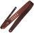 Richter Raw II Contour Leather Guitar Strap, Torro Brown (1511)