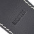 Richter Raw II Contour Leather Guitar Strap, Torro Black (1510)