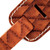 Richter Raw II Contour Leather Guitar Strap, Sew Tan (1501)