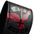 Richter Gary Holt Signature Vegan Guitar Strap, S.H.K.M. Black / Red (1576GH-II)
