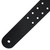 Richter Gary Holt Signature Vegan Guitar Strap, S.H.K.M. Black / Red (1576GH-II)