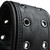 Richter Blackness Padded Vegan Guitar Strap, Gunblack Grommets (1815)