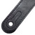 Richter Backline Padded Vegan Guitar Strap, Black (1647)