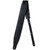 Richter Backline Padded Vegan Guitar Strap, Black (1647)