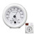 Crecer CR-103W Analog Thermometer Hygrometer with Stand, White, Made in Japan (Celsius Display only)