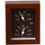 Crecer CR-650C Natural Wood Analog Thermometer Hygrometer, Brown Wood, Made in Japan (Celsius Display only)