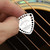 Solid Bond PICK-STN-R Stainless Steel Guitar Pick with Graduated Holes, 0.25mm (Single)