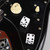 Solid Bond Dice Knobs for Inch-Size Solid-Shaft Pots (Set of 2)
