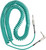 Fender Contour Series Coiled Instrument Cable Sherwood Green 30ft (9m) Straight/Angle