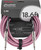 Fender Contour Series Instrument Cable Burgundy Mist 18.6ft (5.5m) Straight/Straight