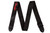 Fender Logo Guitar Strap Black with Red Logo