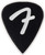 Fender F Grip 351 Shape Guitar Picks Black 1.5mm (3-Pack)
