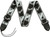 Fender Monogrammed Guitar Strap Black/Light Grey/Dark Grey
