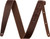 Fender Essentials Leather Guitar Strap Brown