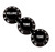 Fender Stratocaster Knob Sets Black