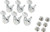 Fender Locking Stratocaster/Telecaster All Short Post Tuning Machine Set