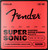Fender SuperSonic Bullets 3250R Nickel-Plated Steel Electric Guitar Strings 10-46
