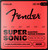 Fender SuperSonic 250R Nickel-Plated Steel Guitar Strings 10-46 (3-Pack)