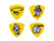 Fender SUSU by Ikkyu Nakajima Limited Picks Yellow, Made in Japan (4-Pack)
