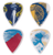 Fender Flagship Tokyo Limited Hokusai Art Pick Tin, Made in Japan (12 Picks)