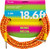 Fender MonoNeon Instrument Cable Red/Yellow 18.6ft (5.5m)