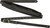 Fender Mustang Saddle Long Leather Guitar Strap Black