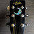 Jockomo Crescent Moon Inlay Sticker, Abalone Blue (1 Piece)