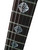 Jockomo Metallic Celtic Cross Fret Marker Inlay Stickers, Metallic Silver