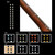 Jockomo 1/8 in. (3 mm) Side Dot Inlay Stickers, Metallic Silver