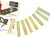 Jockomo 1/8 in. (3 mm) Side Dot Inlay Stickers, Black Pearl