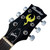 Jockomo Phoenix Bird Headstock Inlay Sticker, White Pearl
