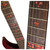 Jockomo Cross Fret Marker Inlay Stickers, Abalone Red