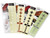 Jockomo Cross Fret Marker Inlay Stickers, Aged White Pearl
