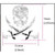 Jockomo Pirate Skull Inlay Sticker, White Pearl