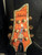 Jockomo Rose Vine Headstock Inlay Sticker, White Pearl