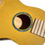 Jockomo Classic Soundhole Rosette Inlay Sticker for Ukulele, Abalone Blue, Tenor