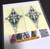 Jockomo Shield Headstock Inlay Sticker, Abalone Blue (1 Piece)