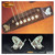 Jockomo Butterfly Bridge Inlay Stickers, White Pearl