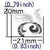 Jockomo Little Wing Bridge Inlay Stickers, Abalone Blue