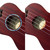 Jockomo Classic Soundhole Rosette Inlay Sticker for Ukulele, Abalone Blue, Concert