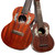 Jockomo Hibiscus Soundhole Rosette Inlay Sticker for Ukulele