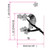 Jockomo Japanese Bush Warbler Inlay Sticker