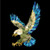 Jockomo American Eagle Inlay Sticker