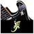 Jockomo Lizard Inlay Sticker, White Pearl, Facing Right (1 Piece)