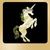 Jockomo Unicorn Headstock Inlay Sticker, Facing Right (1 Piece)