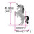Jockomo Unicorn Headstock Inlay Sticker, Facing Left (1 Piece)