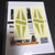 Jockomo Diamond Hatch Headstock Inlay Sticker, Gold (1 Piece)