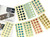 Jockomo Custom Dot Fret Marker Inlay Stickers, Abalone Red
