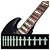 Jockomo Iommi Cross Fret Marker Inlay Stickers, White Pearl