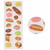PYLON Bread & Pastry Glitter Stickers - Made in Japan